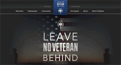 Desktop Screenshot of leavenoveteranbehind.org